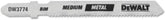 DEWALT DW3774-5 3-Inch 18TPI Medium Metal Cut Cobalt Alloy Steel T-Shank Jig Saw Blade (5-Pack)