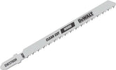 DEWALT DW3760H 4-Inch 10TPI Fine Finish Wood Cut HSC T-Shank Jig Saw Blade (5-Pack)