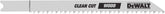 DEWALT DW3710H2 4-Inch 10TPI Fine Smooth High U-Shank Woodcutting Jig Saw Blade (2-Pack)