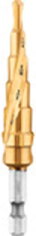 DEWALT Step Drill Bit, Impact Ready, 3/16-Inch-1/2-Inch (DWA1784IR)