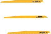 DEWALT 12-in 6TPI Wood Cut Recip Blad (Pack of 3)