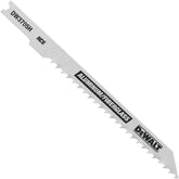 DEWALT DW3705H 4-Inch 8 TPI Fast Clean HCS U-Shank Cut Aluminum and fiberglass Jig Saw Blade (5-Pack)
