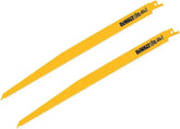 DEWALT DW4804-2 12-Inch 6 TPI Taper Back Bi-Metal Reciprocating Saw Blade (2-Pack)