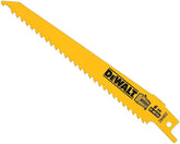 DEWALT Reciprocating Saw Blades, Woodcutting Set, 3-Piece (DW4853), Yellow