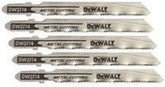 DEWALT - DW3776-5 Jigsaw Blades, Thin Metal Cutting, T-Shank, 3-Inch, 24-TPI, 5-Pack (DW37765)