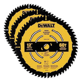 DEWALT 12 in. 60T Finish Saw Blade (DWA11260) (Pack of 3)