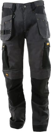 DEWALT Barstow Men's Pro-Stretch, Water Resistant, Slim Fit, Holster Pocket, Utility Work Pants