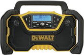 DEWALT 12V/20V MAX Portable Bluetooth Radio, Cordless, 100 ft Range, 3.5” Subwoofers, Jobsite (DCR028B)