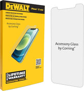 DEWALT Glass Screen Protector for iPhone 12 Mini — Apple Compatible Tempered Glass Screen Protector — Screen Protection for iPhone 12 Mini