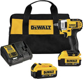 DEWALT 20V MAX* Cordless Impact Wrench Kit with Hog Ring, 3/8-Inch (DCF883M2)