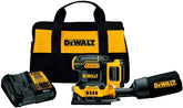 DEWALT DCW200D1 20V MAX XR Cordless 1/4 Sheet Variable Speed Sander Kit (2.0 Ah Battery)