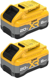 DEWALT 20V MAX XR 8Ah POWERPACK Lithium Ion Battery, 2-Pack (DCB2108-2)
