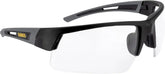 DEWALT DPG100-1D Crosscut® Safety Glasses - Black Half Frame - Clear Lens - ANSI Z87.1+ - 1 Pair