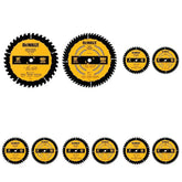 DEWALT 10-inch Miter Saw Blade/Table Saw Blade, 40T and 60T General Purpose Combo (DWA110CMB) 2 Count (Pack of 5)