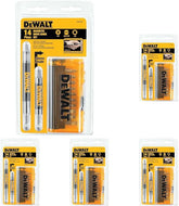DEWALT Screwdriver Bit Set, Magnetic Drive Guide, 14-Piece, Pack of 5 (DW2097CS)