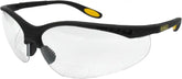DEWALT DPG59 Reinforcer Rx-Bifocal High Performance Protective Eyeware with Rubber Temples and Protective Eyeglass Sleeve - Clear Lens, 1.0 Diopter