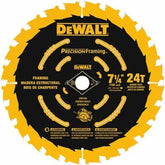 DEWALT Circular Saw Blade, 7 1/4 Inch, 24 Tooth, Framing (DW3599B10)