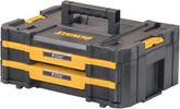 DEWALT TSTAK Tool Storage Organizer with Double Drawers, Holds Up to 16.5 lbs. (DWST17804)