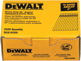 DEWALT Finish Nails, 20-Degree, 2-Inch, 16GA, 2500-Pack (DCA16200)