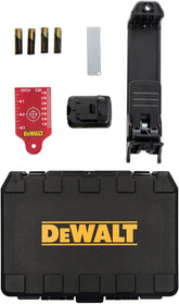 DEWALT 12V MAX Laser Level, 5 Spot Laser and Cross Line Laser, Red, AA Battery Starter Pack Included (DW0825LR)