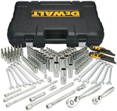 DEWALT Socket Set, 1/4-inch & 3/8-inch Drive, Standard and Metric, 156-Piece (DWMT72164)