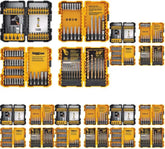 DEWALT Screwdriver Bit Set, 100 Pc Impact Driver Bit Set with Drill Bits, Magnetic Holder and Nut Drivers, FlexTorq Impact Ready, ToughCase Included (DWA2FTS100) (Pack of 5)
