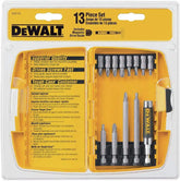 DEWALT DW2160 Bit Tip Assortment with Bit Tip Driver Set, 13-Piece