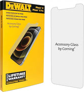 DEWALT Glass Screen Protector for iPhone 12/iPhone 12 Pro — Apple Compatible Tempered Glass Screen Protector — Screen Protection for iPhone 12/12 Pro