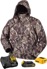 DEWALT DCHJ062C1-S 20V/12V MAX Camo Heated Jacket Kit, Small