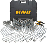 DEWALT Mechanics Tools Kit and Socket Set, 204-Piece Dewalt Tool Set, 1/4" & 3/8" & 1/2" Drive, Metric/SAE Deep and Shallow Sockets, 3/8" Hex Bits, Torx Bits, Spark Plugs, Wrenches (DWMT72165)