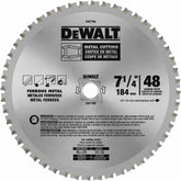 DEWALT Circular Saw Blade, 7 1/4 Inch, 48 Tooth, Ferrous Metal Cutting (DWA7766)