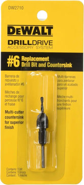 DEWALT DW2710 No.6 Replacement Drill Bit & Countersink