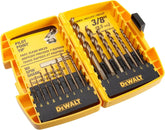 DEWALT DW1169 14-Piece Pilot-Point Twist Drill Bit Assortment