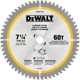 DEWALT 7-1/4In 60T Aluminum Saw Blade (DWAM71460)