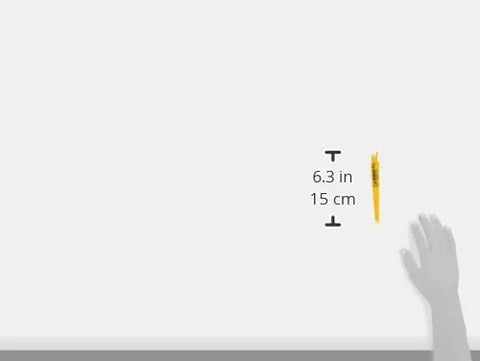DEWALT DW4802-2 6-Inch 6 TPI Taper Back Bi-Metal Reciprocating Saw Blade (2-Pack) , Yellow