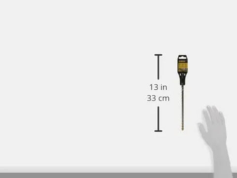 DEWALT DW5529 3/8-Inch by 8-Inch by 10-Inch Solid Rock CarbideSDS+