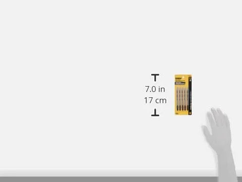 DEWALT DW3762-5 4-Inch 10 TPI Laminate Down Cutting Cobalt Alloy Steel T-Shank Jig Saw Blade (5-Pack)