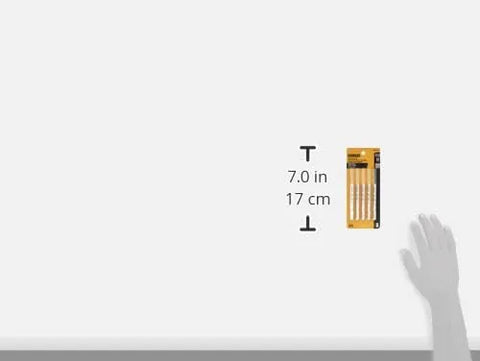 DEWALT - DW3770-5 Jigsaw Blades, Thick Metal Cutting, T-Shank, 3-Inch, 14-TPI, 5-Pack (DW37705)
