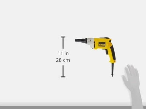 DEWALT Drywall Screw Gun, Variable Speed Reversible, 6.5-Amp (DW267), 0.25