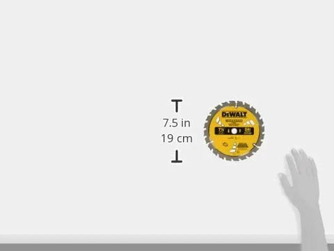 DEWALT Circular Saw Blade, 7 1/4 Inch, 24 Tooth, Framing (DW3178)