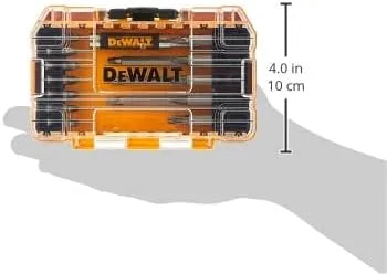 DEWALT Screwdriver Bit Set, 100 Pc Impact Driver Bit Set with Drill Bits, Magnetic Holder and Nut Drivers, FlexTorq Impact Ready, ToughCase Included (DWA2FTS100) (Pack of 5)