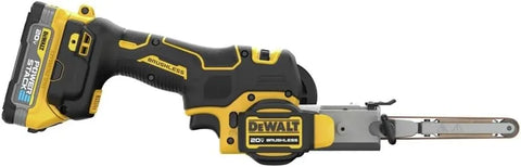 DEWALT 20V MAX XTREME Cordless Bandfile Power Tool Belt Sander Kit with Battery and Charger Included (DCM200E1)