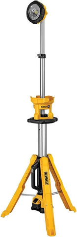 DEWALT 20V MAX Cordless LED Work Light and Tripod Base Kit with Battery and Charger Included (DCL079R1)