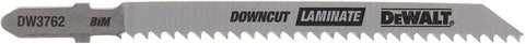 DEWALT DW3762-5 4-Inch 10 TPI Laminate Down Cutting Cobalt Alloy Steel T-Shank Jig Saw Blade (5-Pack)