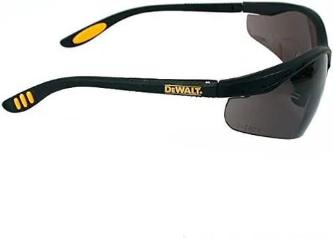 DEWALT DPG59 Reinforcer Rx-Bifocal High Performance Protective Eyeware with Rubber Temples and Protective Eyeglass Sleeve - Smoke Lens, 1.5 Diopter