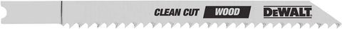 DEWALT DW3710H2 4-Inch 10TPI Fine Smooth High U-Shank Woodcutting Jig Saw Blade (2-Pack)