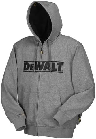 DEWALT DCHJ068B-S 20V/12V MAX Bare Hooded Heated Jacket, Gray, Small