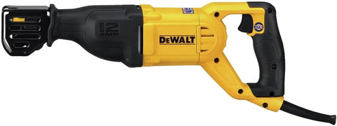 DEWALT Reciprocating Saw, 12 Amp, 2,900 RPM, 4-Position Blade Clamp, Variable Speed Trigger, Corded (DWE305)