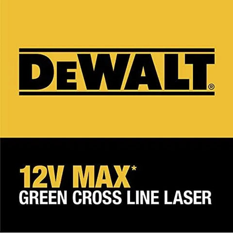 DEWALT 12V MAX Laser Level, Cross Line Laser, Green (DW088LG)