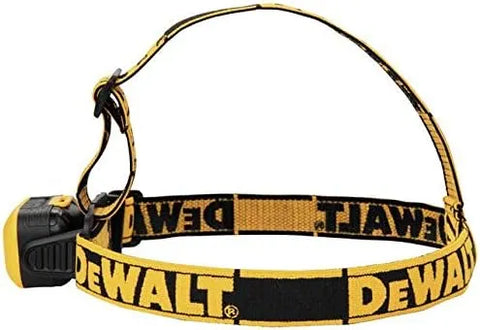 DEWALT Headlamp for Jobsite, 200 Lumen (DWHT81424), Yellow